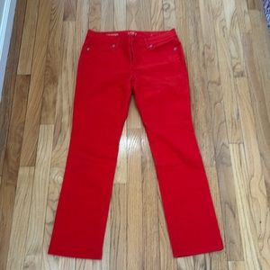 LOFT - modern straight corduroy pants., size 8P